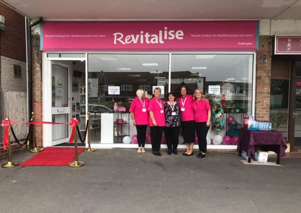 The new Revitalise charity shop in Stubbington L to R: Sheila Grainger, Della Springett, Yvonne Musgrove, Jo Holman and Larissa Chapman  Picture supplied