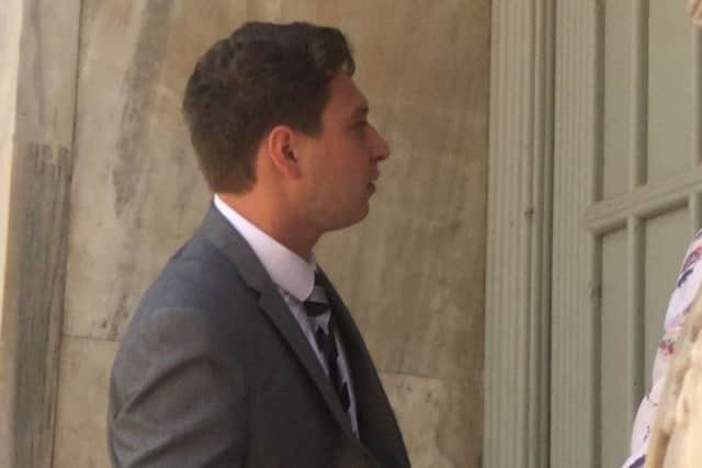 Sebastian Trabucatti arrives at court in Heraklion, Crete Flora Thompson/PA Wire