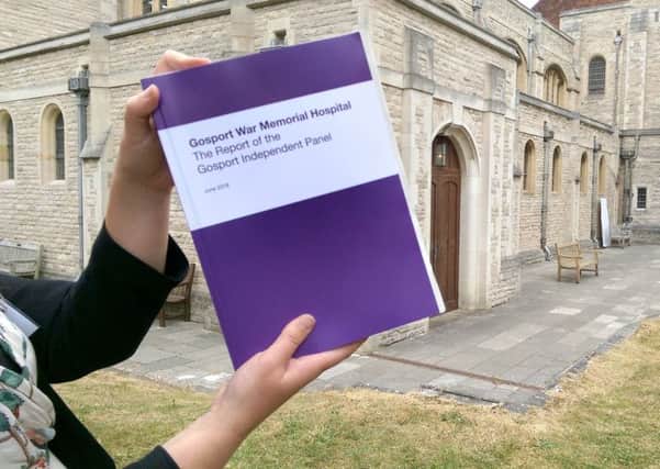 The report into deaths at Gosport War Memorial Hospital that was released today