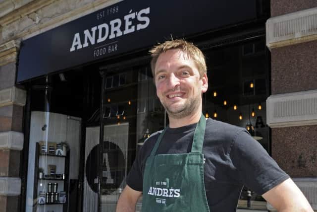 Andre Guedeney who has opened his second food outlet in Portsmouth. Picture Ian Hargreaves