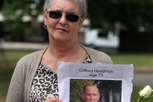 Pamela Byrne was remembering her stepfather, Clifford Houghton  Picture: Chris Moorhouse