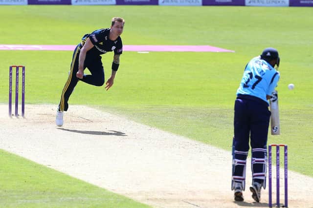 Dale Steyn was the pick of Hampshire's bowlers on day one against Yorkshire. Picture: PA Images