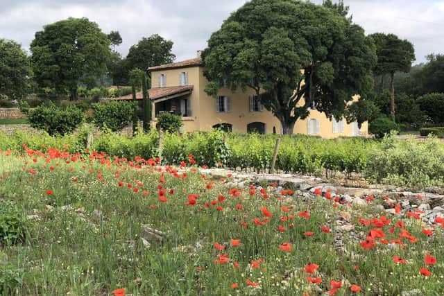 Chateau La Mascaronne, situated just outside the medieval village of Le Luc