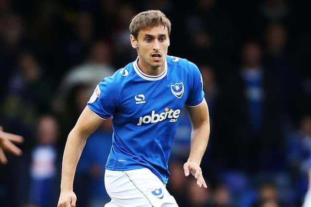 Pompey defender Brandon Haunstrup
