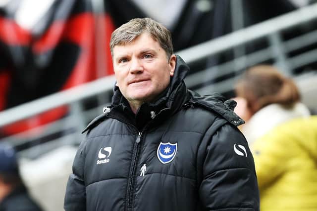 Pompey assistant manager Joe Gallen