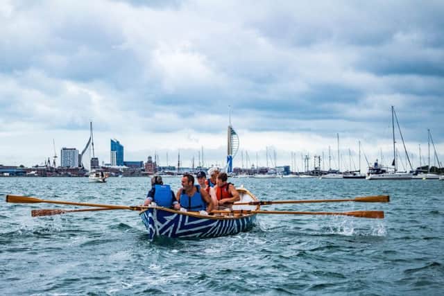 Little Victory on the Solent during the first Portsmouth Pull. Credit: Jason Brodie Browne