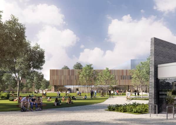 An artist's impression of the new Ravelin Park leisure centre