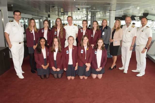 Portsmouth High School pupils