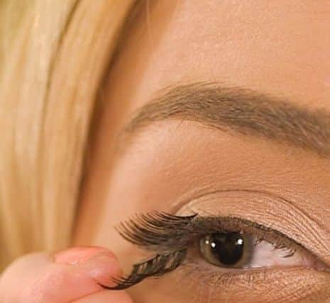 Magnetic false eyelashes - fiddly doesn't cover it