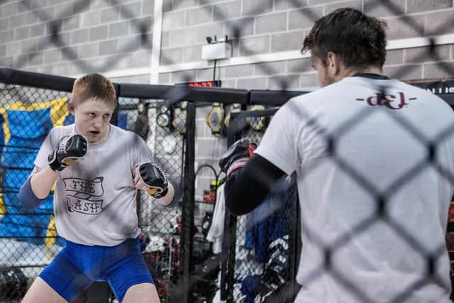 Gym 01 flyweight Elliot Hoye.