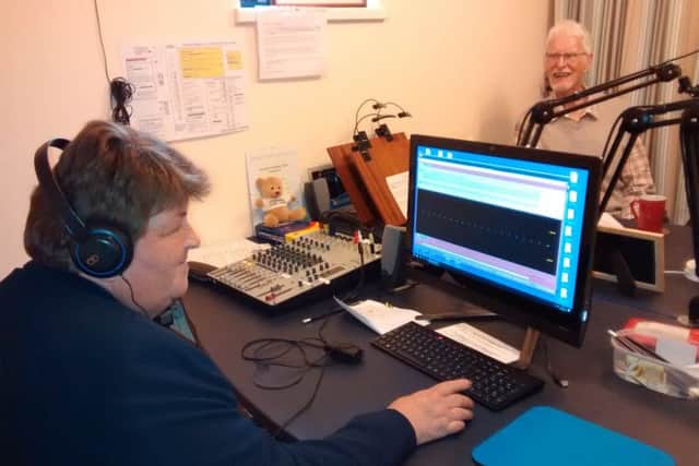 Mayor of Gosport Cllr Diane Furlong at Fareport Talking News. Picture: Fareport Talking News