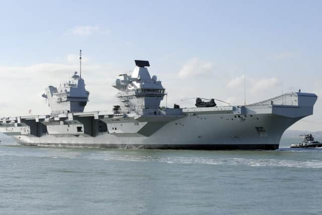 HMS Queen Elizabeth is on her way back to Portsmouth