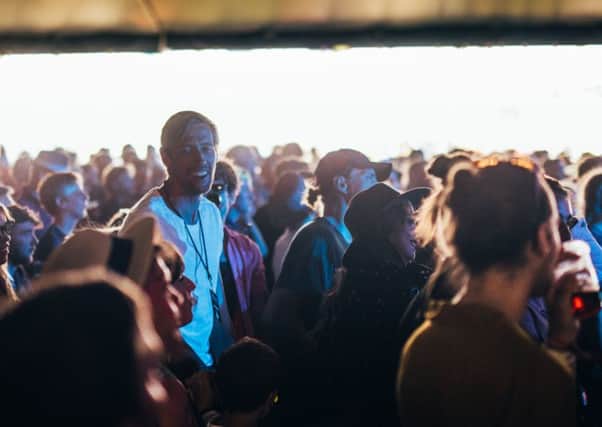 Peter Crouch has been spotted at the Isle of Wight Festival