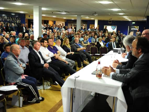 A Pompey Trust Q&A event in 2014