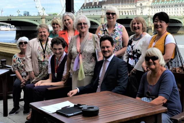 The carers group at the Houses of Parliament