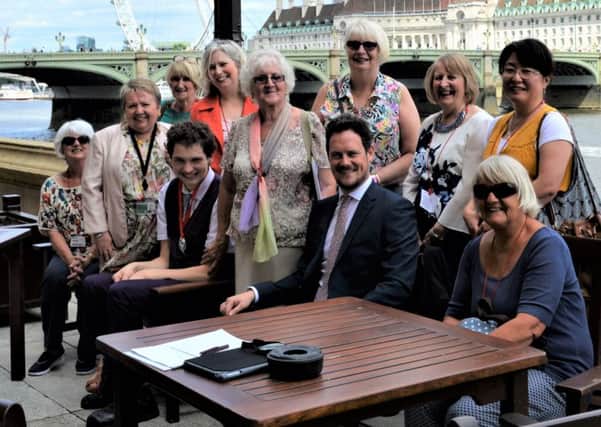 The carers group at the Houses of Parliament