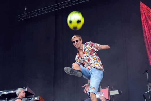 Peter Crouch at Isle of Wight Festival 2018. Picture by Paul Windsor