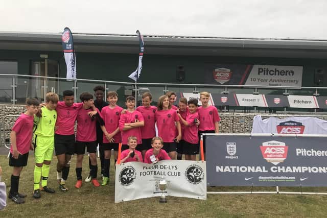 The successful Fleur de Lys Victory under-14 team Picture: Karen Hunt