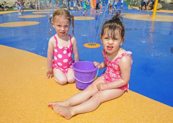 Children at Gosport's splash pool