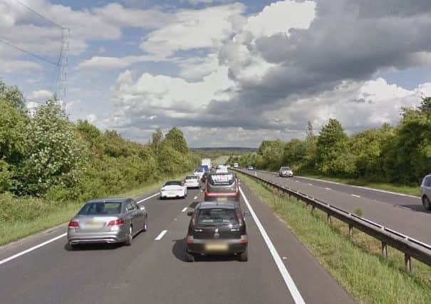 The A34 has been closed southbound following a crash between two lorries. Photo: Google