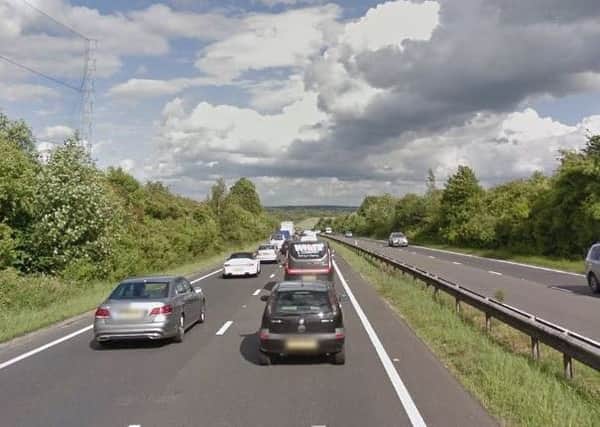 The A34 has been closed southbound following a crash between two lorries. Photo: Google