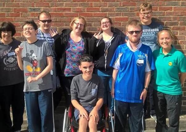 Some of the service users of the Hampshire-based charity, KIDS, which will be holding the Shine event at the Spinnaker Tower on Friday, June 29. Credit: Kids
