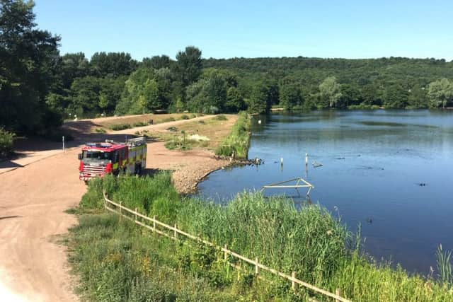 Emergency services are searching for the boy. Picture: Richard Vernalls/PA Wire