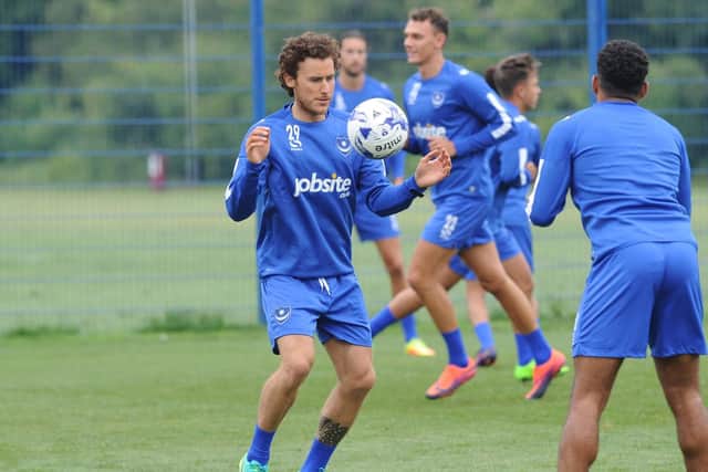 Pompey kicked off pre-season training last summer with ball work