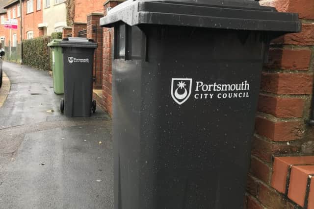 Wheelie bins in Portsmouth