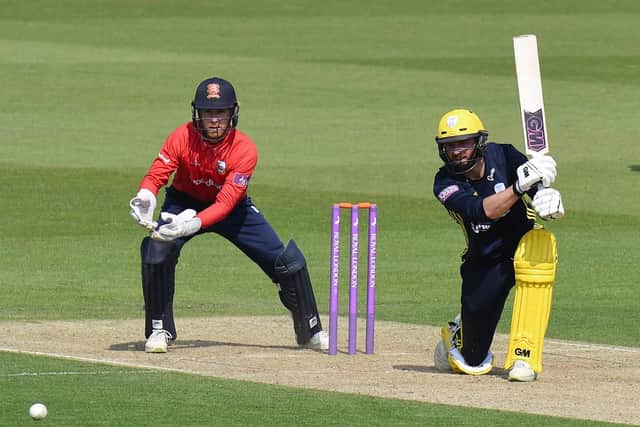Hampshire's James Vince couldn't follow up his opening-day century against Lancashire. Picture: Neil Marshall