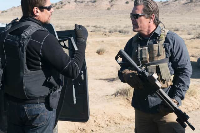 Benicio del Toro and Josh Brolin in Sicario 2: Soldado.
