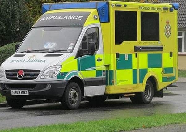 A Scas ambulance