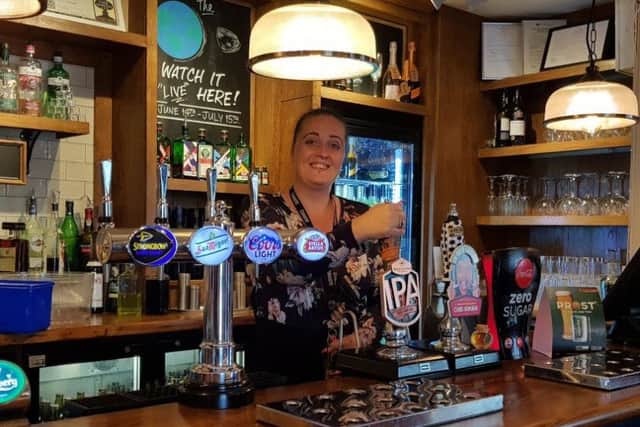 Assistant manager Megan Groves at the Coach and Horses in Hilsea Picture: Kiele-Ann Dunne
