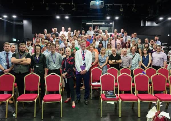 More than 200 teachers from schools across the south gathered for a professional development event called Teachmeet at Fareham College