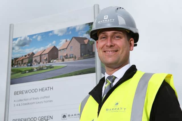 Lewis Cunningham, from Waterlooville, who works at David Wilson Homes Berewood Heath development in Waterlooville PPP-180627-161847001