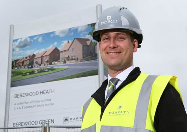 Lewis Cunningham, from Waterlooville, who works at David Wilson Homes Berewood Heath development in Waterlooville PPP-180627-161847001