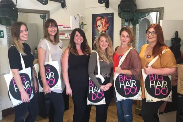 The team from Hill Head Hair and Beauty Salon