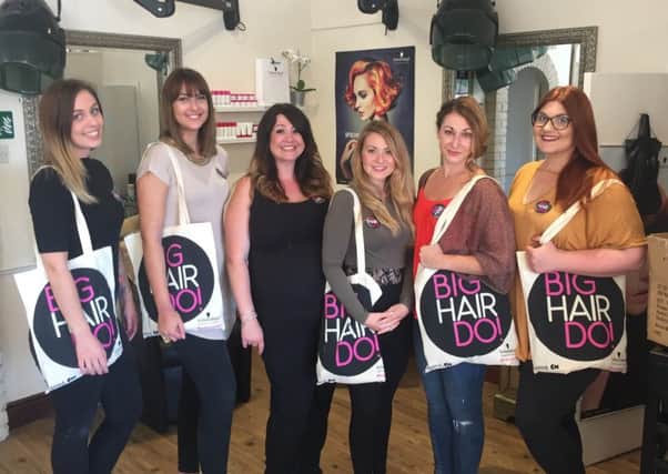 The team from Hill Head Hair and Beauty Salon