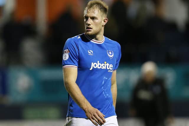 Pompey defender Matt Clarke. Picture: Joe Pepler