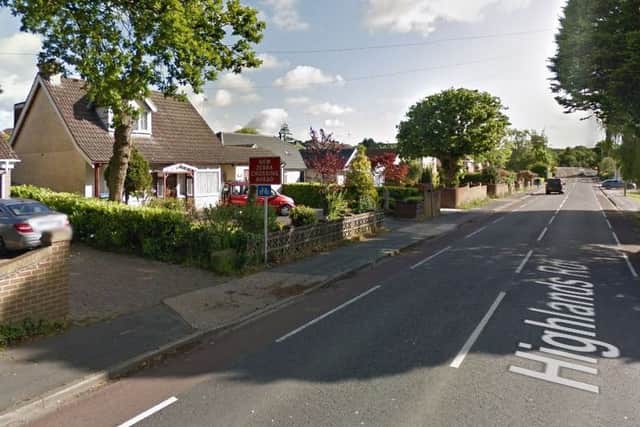 The burst water main has affected properties in Fareham
Photo: Google