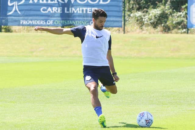 Danny Rose back in Pompey training