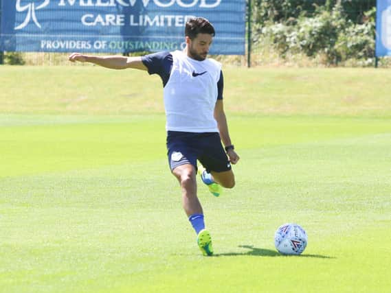 Danny Rose back in Pompey training