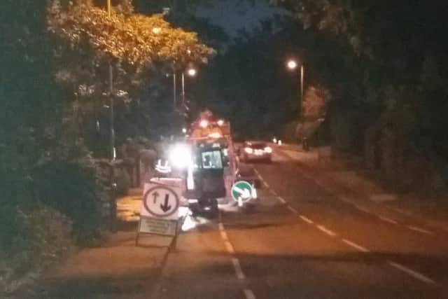 Engingeers worked through the night to fix the burst main. Picture: Portsmouth Water