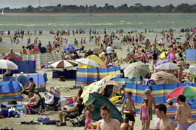 Summer in the sunshine at the  West Wittering Beach Estate in West Sussex              Picture: Derek Martin