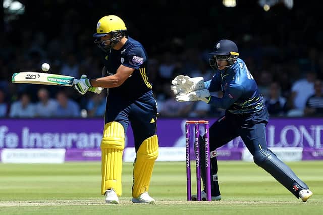 Rilee Rossouw hit 125 for Hampshire in the Royal London One-Day Cup Final at Lord's