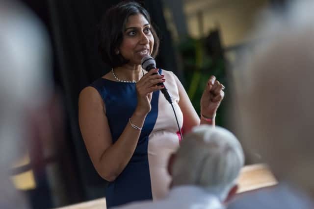 Brexit question time with Suella Braverman at Portchester Community School Hall
Picture: Duncan Shepherd (180107-032448006)