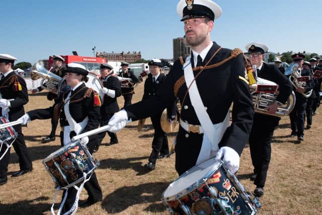 Armed Forces Day Portsmouth - HMS Collingwood Volunteer Band (180399-010)