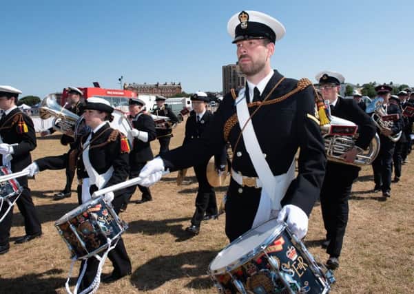 Armed Forces Day Portsmouth - HMS Collingwood Volunteer Band (180399-010)