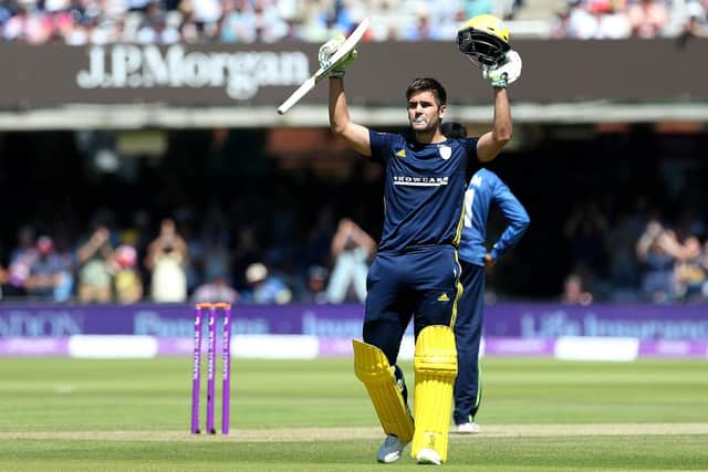 Rilee Rossouw celebrates his century