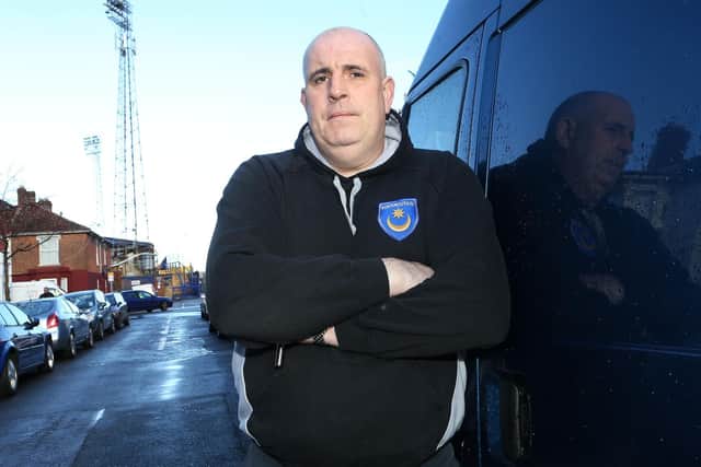 Pompey kitman Kev McCormack
